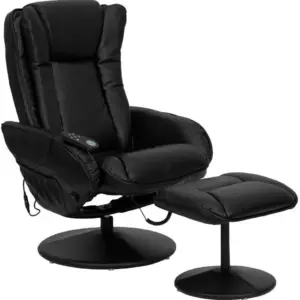 Flash Furniture Store - Massaging Multi-Position Plush Recliner