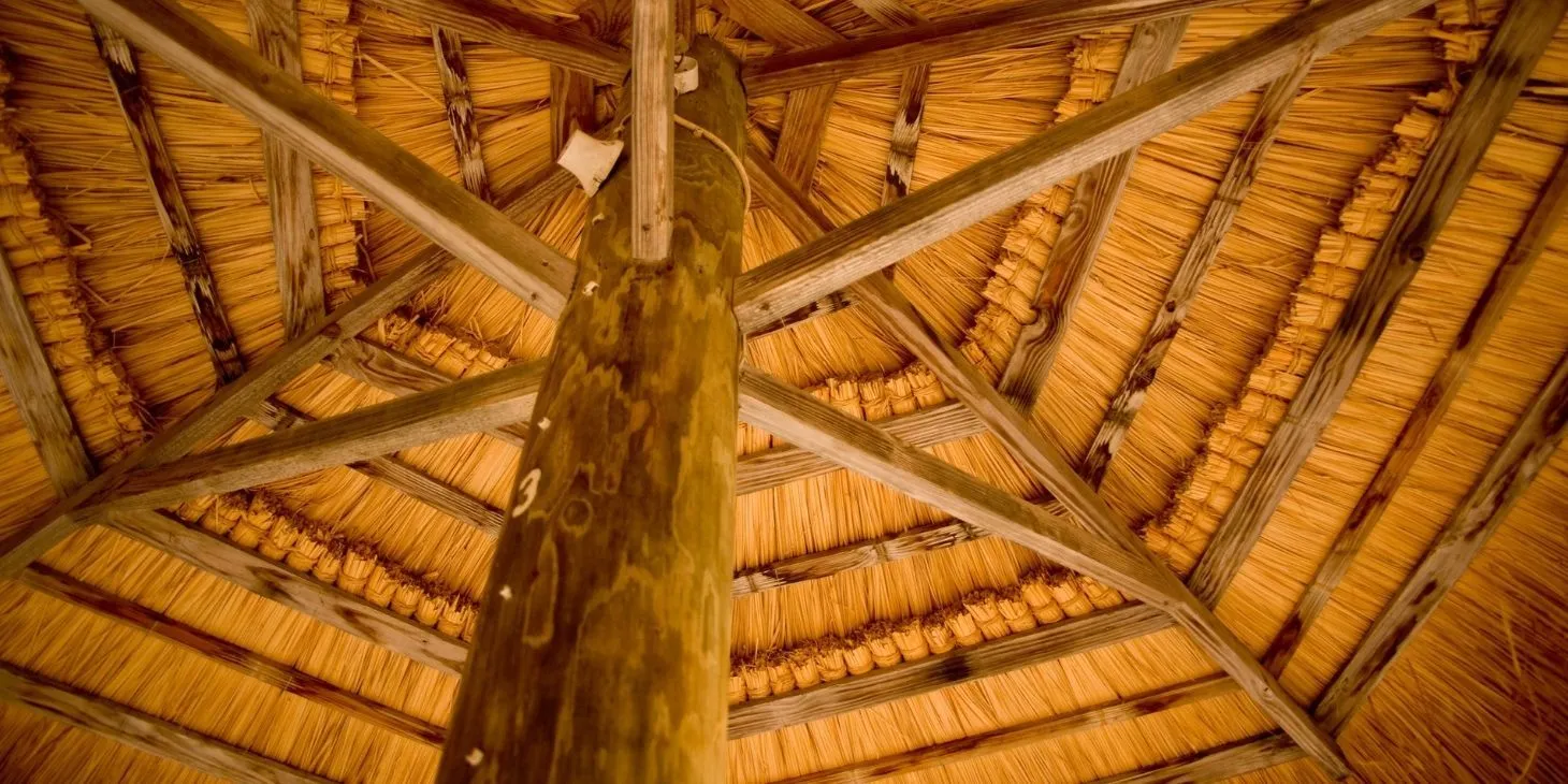 How Thatched Palapa Umbrella made?
