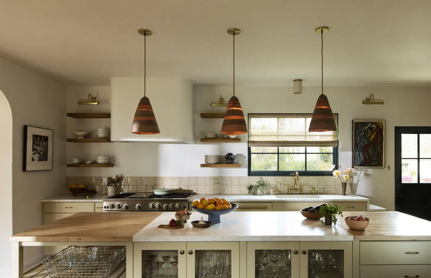 The Woven Light Drops Kitchen