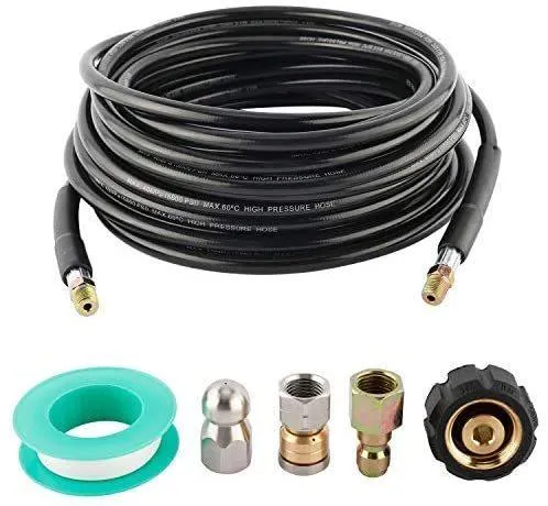 Hyddnice Sewer Jetter Pressure Washer Kit