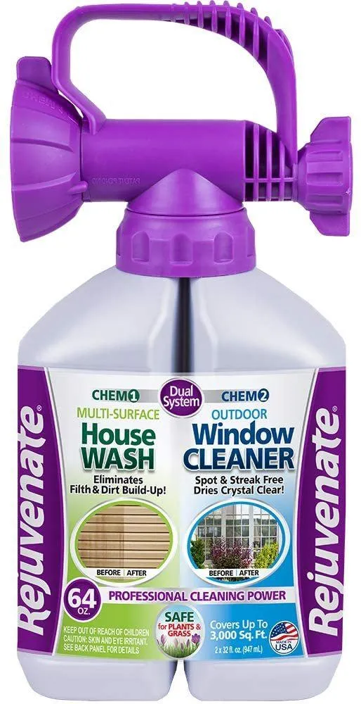 Rejuvenate Outdoor Window Dual System Cleaner