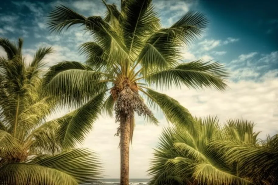 Beach Palm Trees