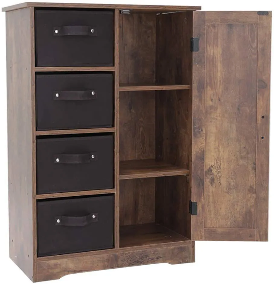 USIKEY Removable Drawers Dresser Storage