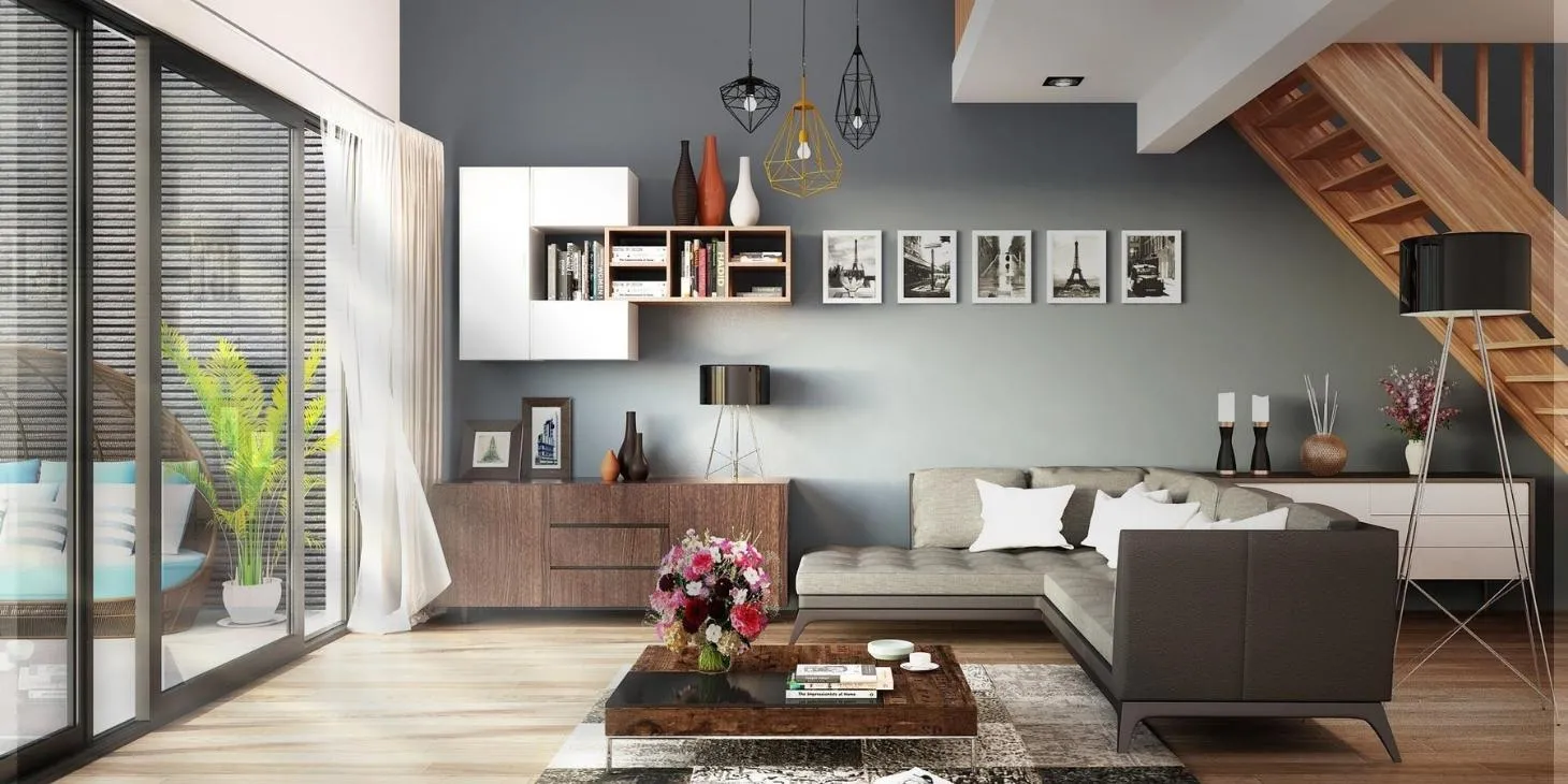 Multifunctional Spaces with Metallic Finish Designs