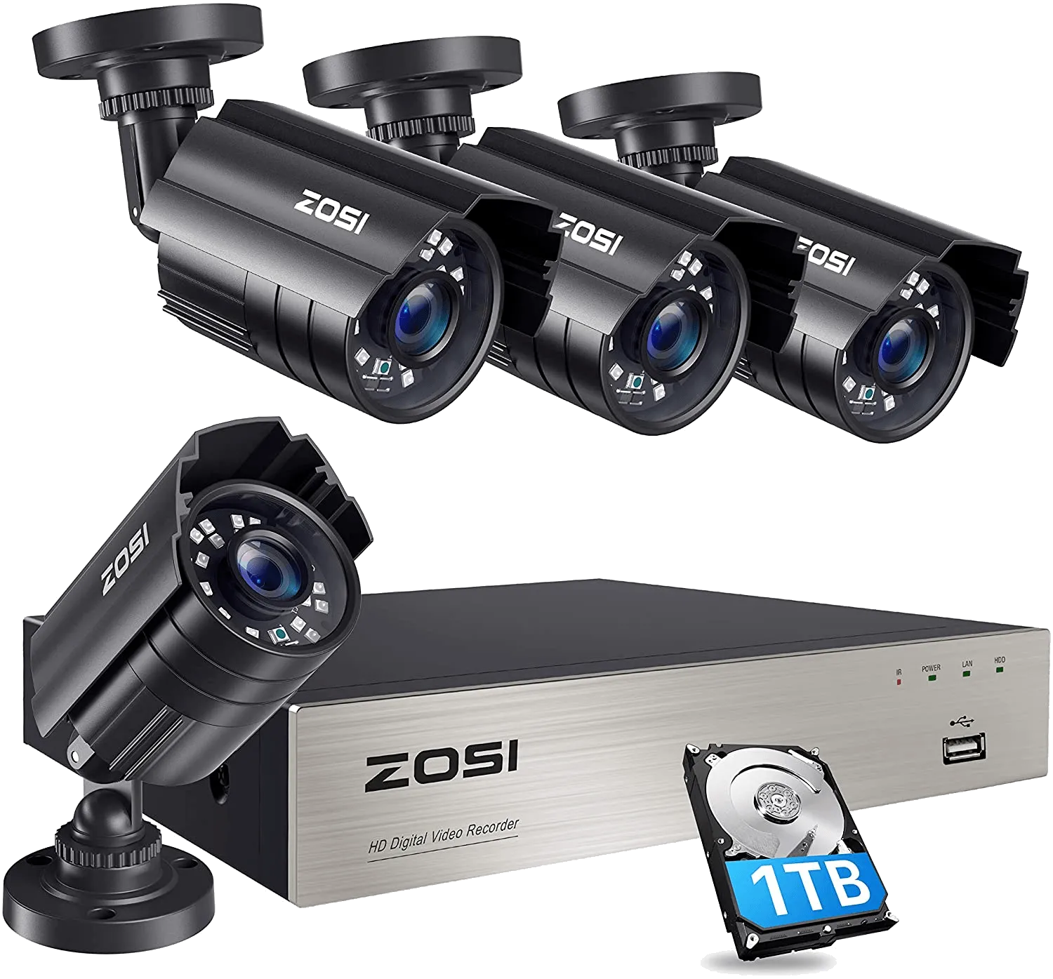 ZOSI 1080p house camera system