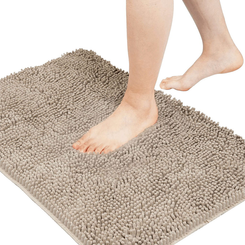 Washable Chenille Showers Mats For Bathrooms