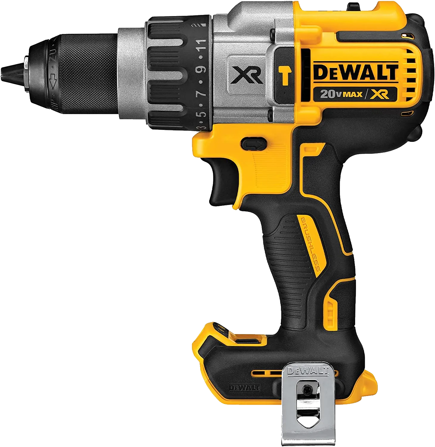DEWALT 20V MAX XR Hammer Drill, Brushless, 3-Speed, Tool Only (DCD996B)