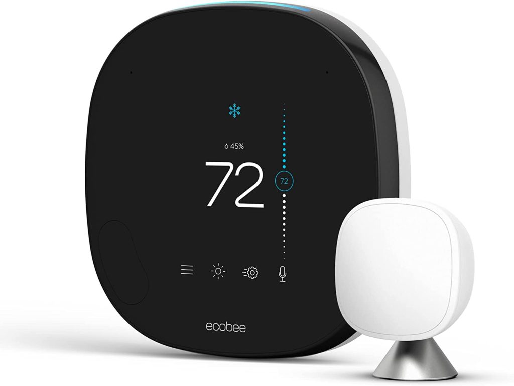 Ecobee SmartThermostat with Voice Control, Black