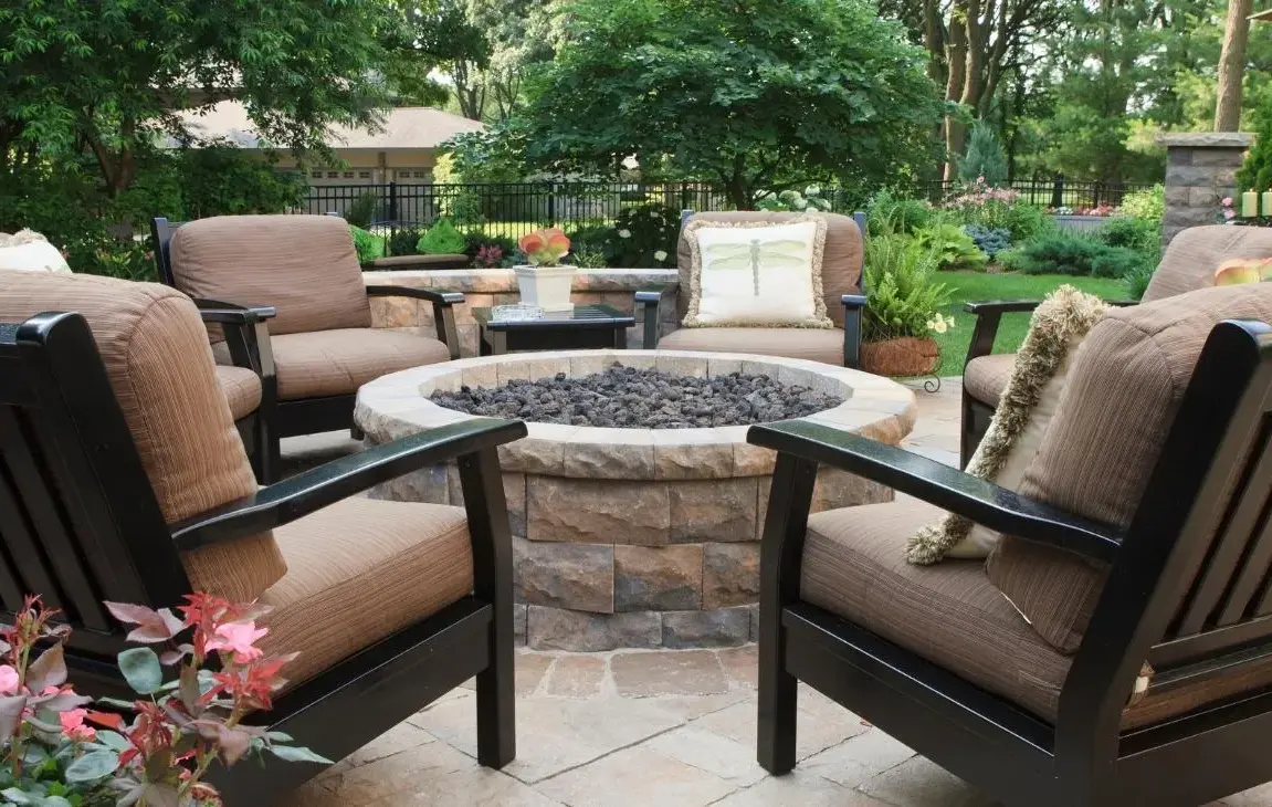 Fire Pit Seating Area Design