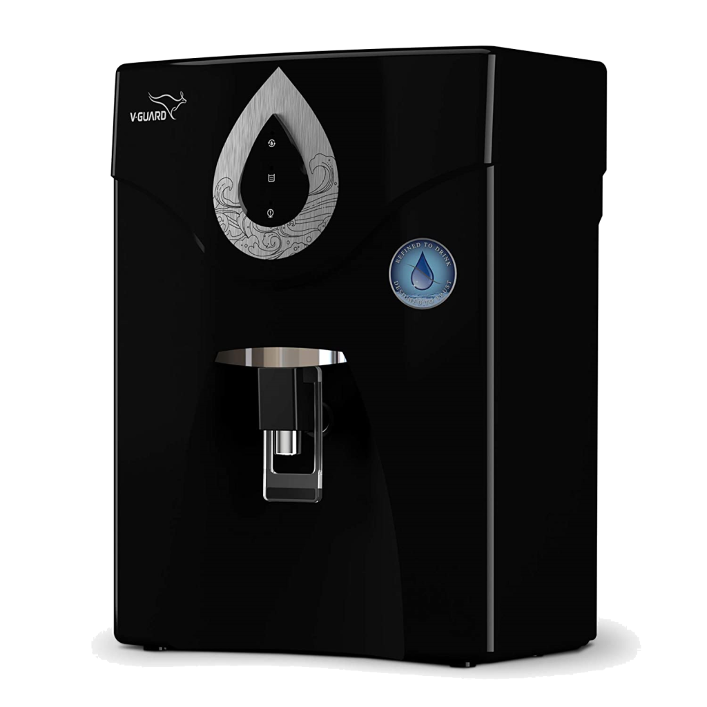 V-Guard Zenora RO+UF+MB 7 Litre Water Purifier With 7 Stage Purification and pH Balancer, Free Installation & Free External Pre-Filters (Black)