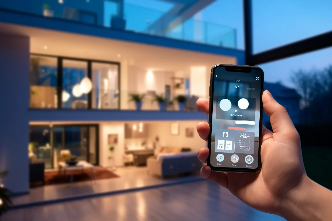 Smart home control through smartphone