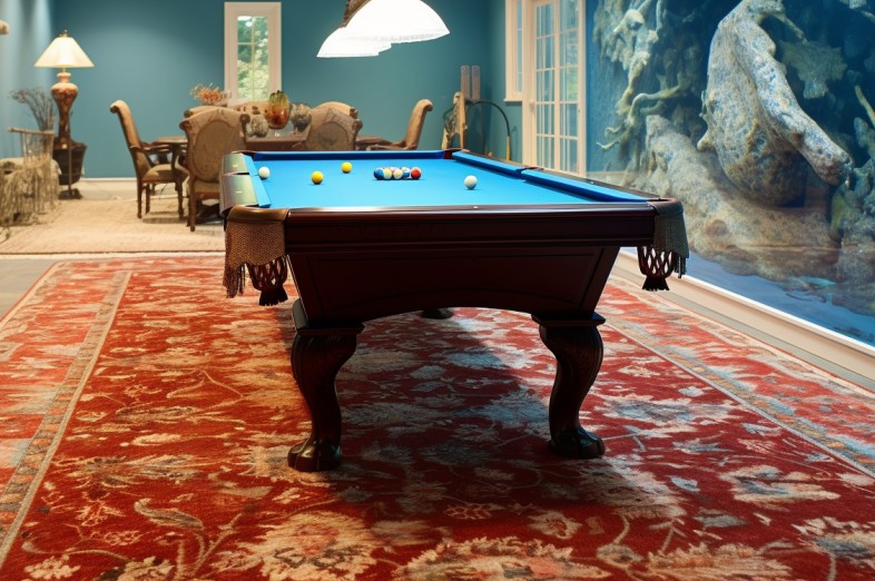 Best Rugs for Under Pool Tables