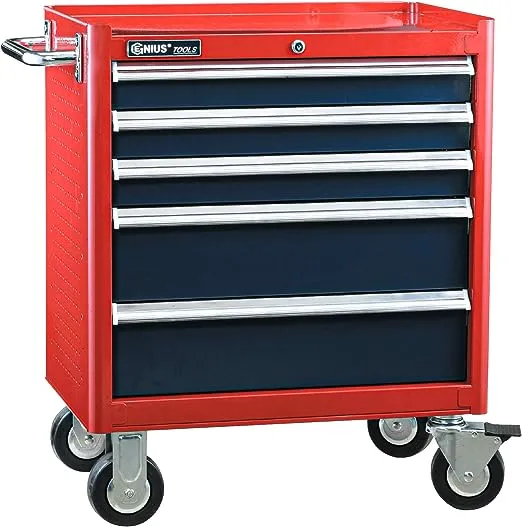 Genius Tools 5 Drawer Roller Cabinet