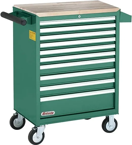 Grizzly Industrial H7730 10 Drawer Rolling Tool Chest