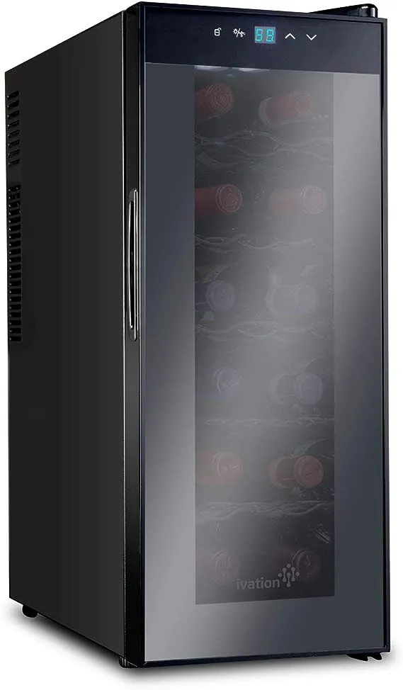 Ivation 12 Bottle Thermoelectric Red And White Wine