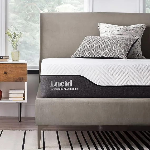 Lucid 10 Inch Hybrid Mattress
