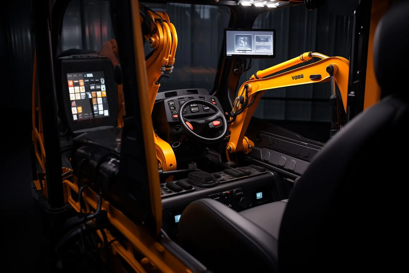 Safety focused compact excavator features