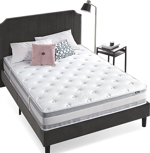 ZINUS 10 Inch Green Tea Cooling Gel Memory Foam Hybrid Mattress