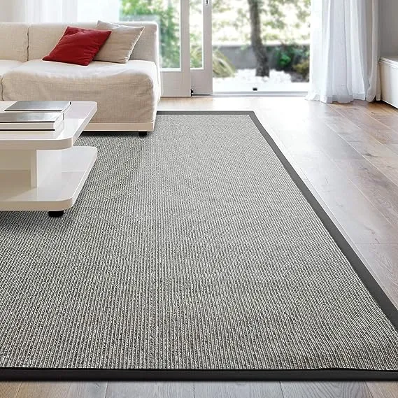 iCustomRug Zara Synthetic Sisal Collection Area Rug