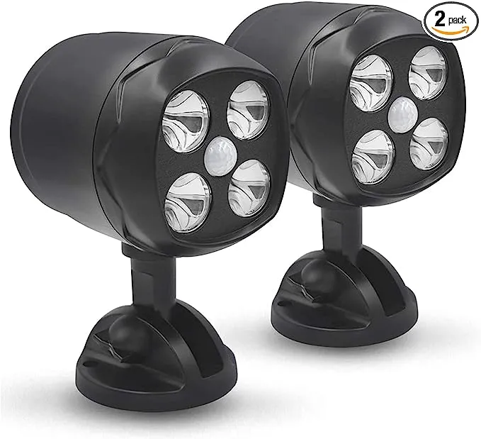 Hotomely Outdoor Motion Sensor Light Battery Operated