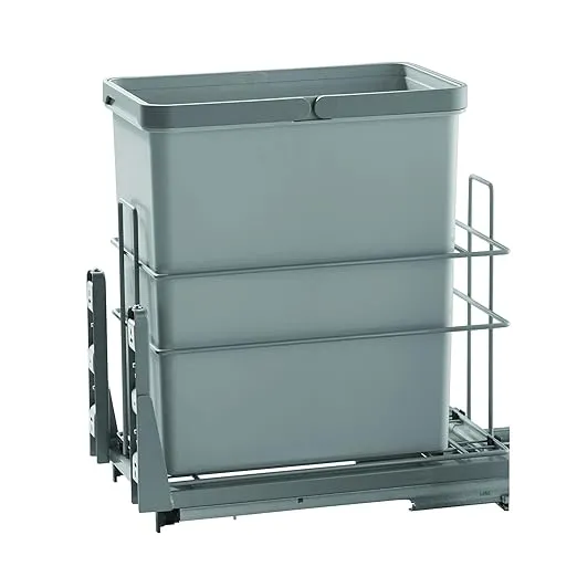 IMEX 30 Qt. 7.5 Gal Pull Out Under Mount Waste Container Kitchen Trash Garbage Can