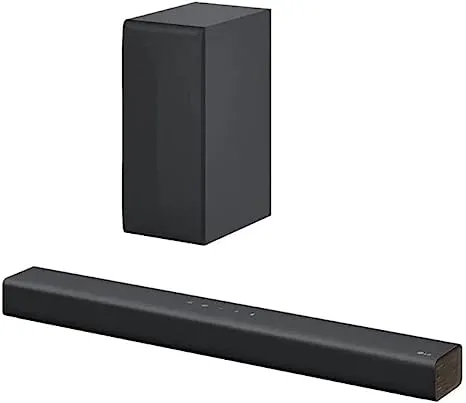 LG Sound Bar and Wireless Subwoofer