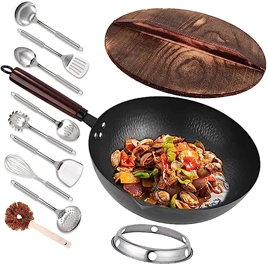 Leidawn 12.8 Carbon Steel Wok