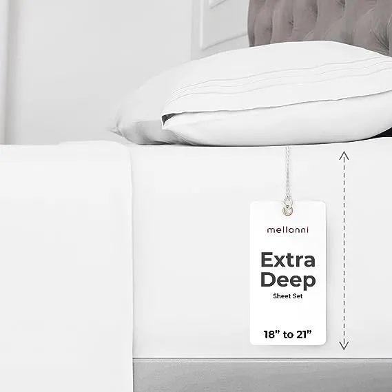 Mellanni Extra Deep Pocket Sheets