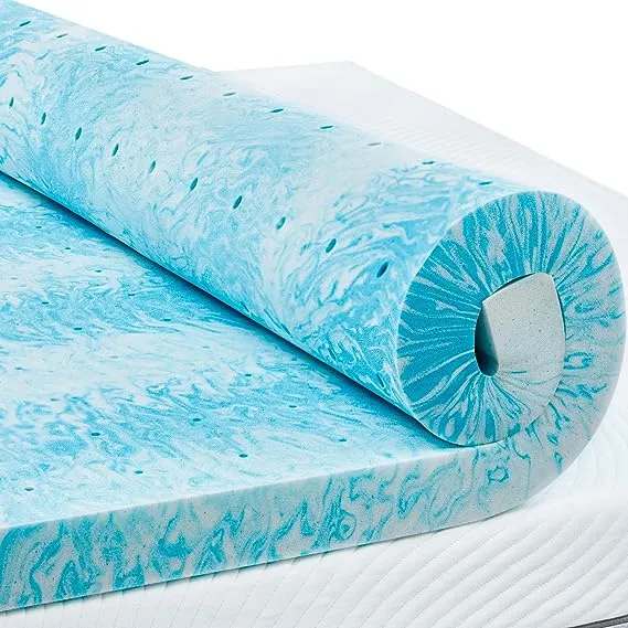 PERLECARE 3 Inch Full Memory Foam Mattress Topper