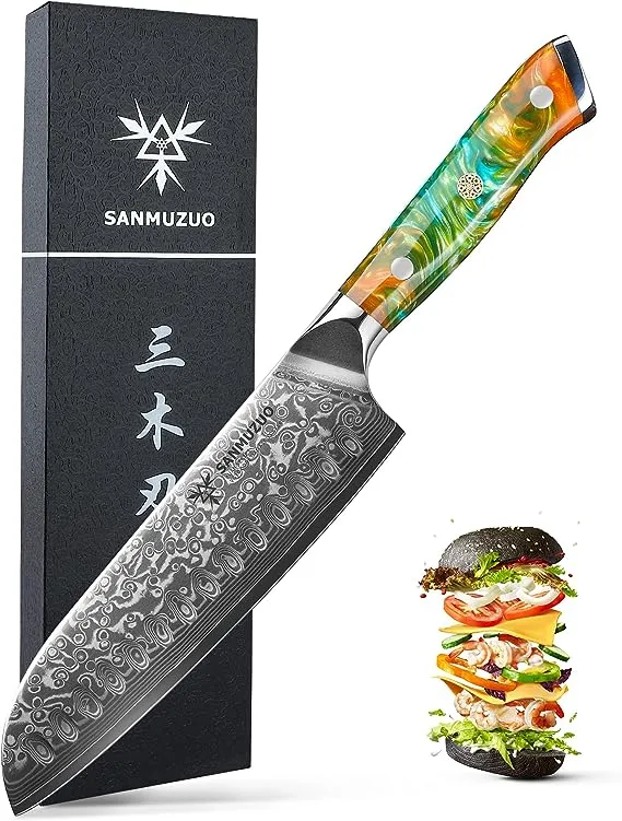 SANMUZUO Santoku Knife