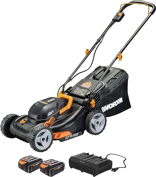 Worx WG743 40V Power Share 4.0Ah 17 Cordless Lawn Mower