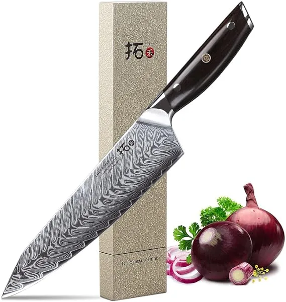 Classic Damascus Pattern Professional Chefs Knives
