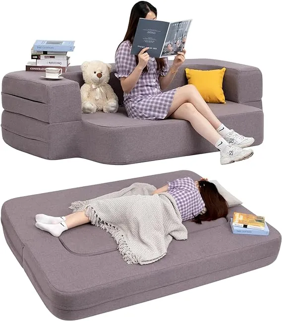 HollyHOME Folding Sofa Bed Couch Queen