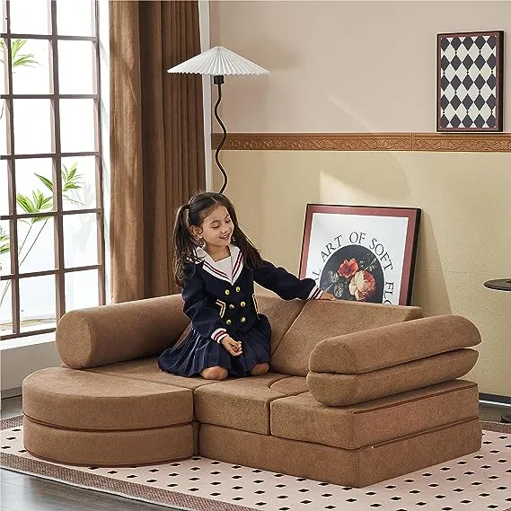 Jela Kids Couch 14PCS Luxury Floor Couch Floor Sofa