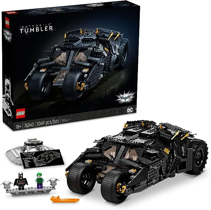 LEGO DC Batman Batmobile Tumbler 76240 Iconic Car Model from The Dark Knight Trilogy