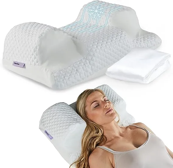 YourFacePillow Cooling Beauty Pillow with Satin Case