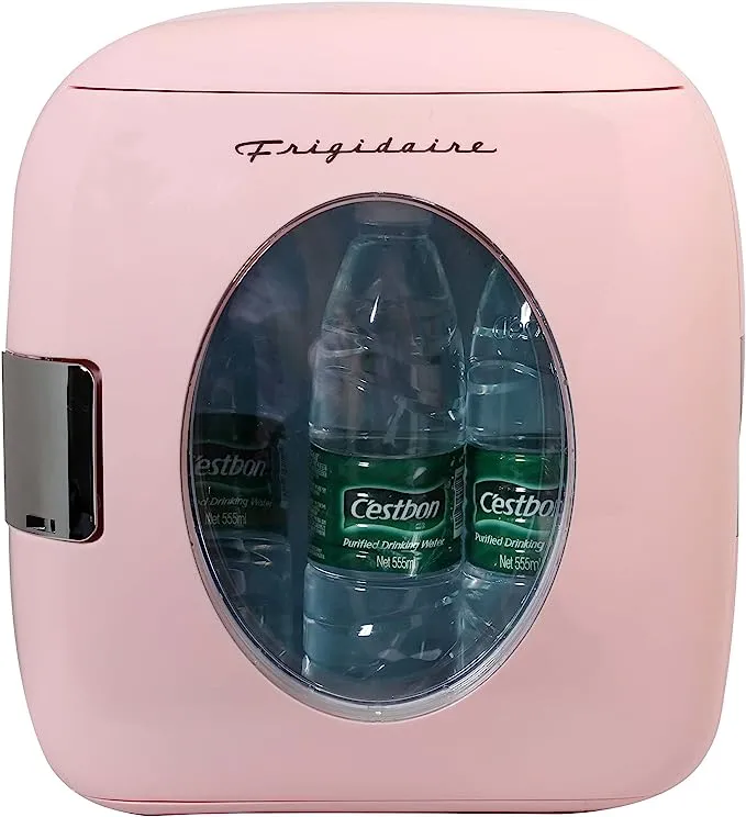 FRIGIDAIRE EFMIS462 PINK 12 Can Retro Mini Portable Personal Fridge
