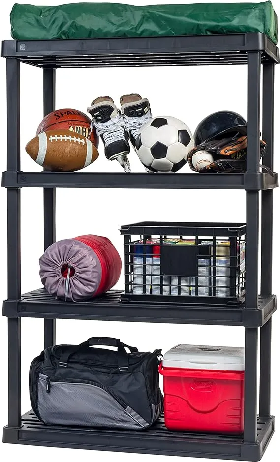 IRIS USA 4 Tier Large Shelving Unit