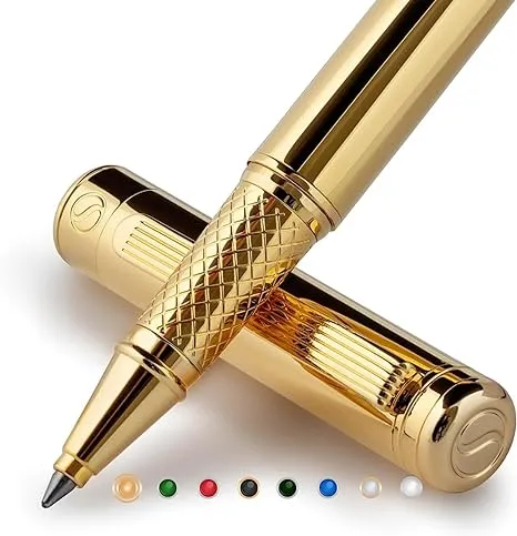 Scriveiner Gold Rollerball Pen