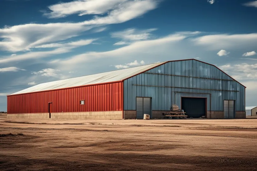 Spacious metal multipurpose facility