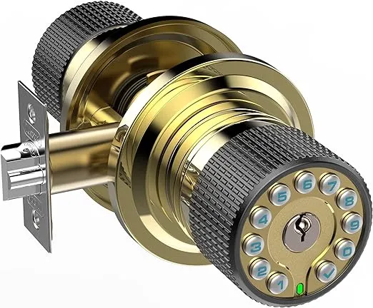 iulock Smart Door Knob with Keypad and Key
