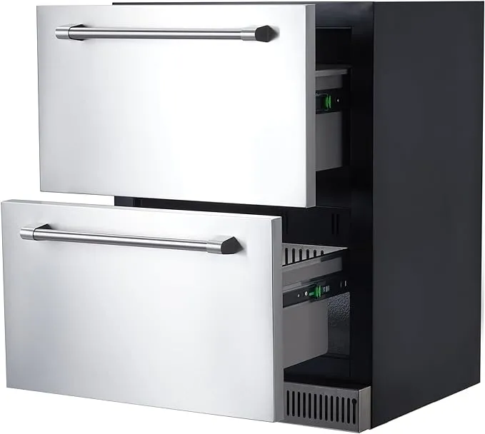 Garvee Counter Double Drawer Beverage Refrigerator