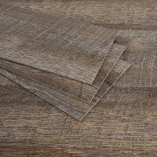 CHIHUT Vinyl Peel and Stick Floor Tile Waterproof Vinyl Plank Flooring