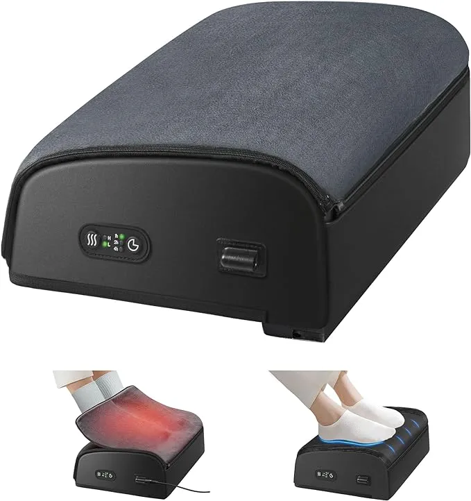 Comfier Heated Foot Rest Under Desk at Work