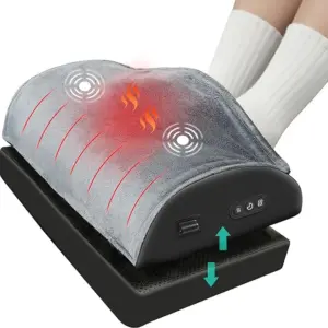 Snailax Heated Foot Rest Under Desk at Work
